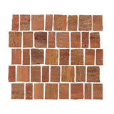 Scarpa Artisian Red Travertine Stone Mosaic
