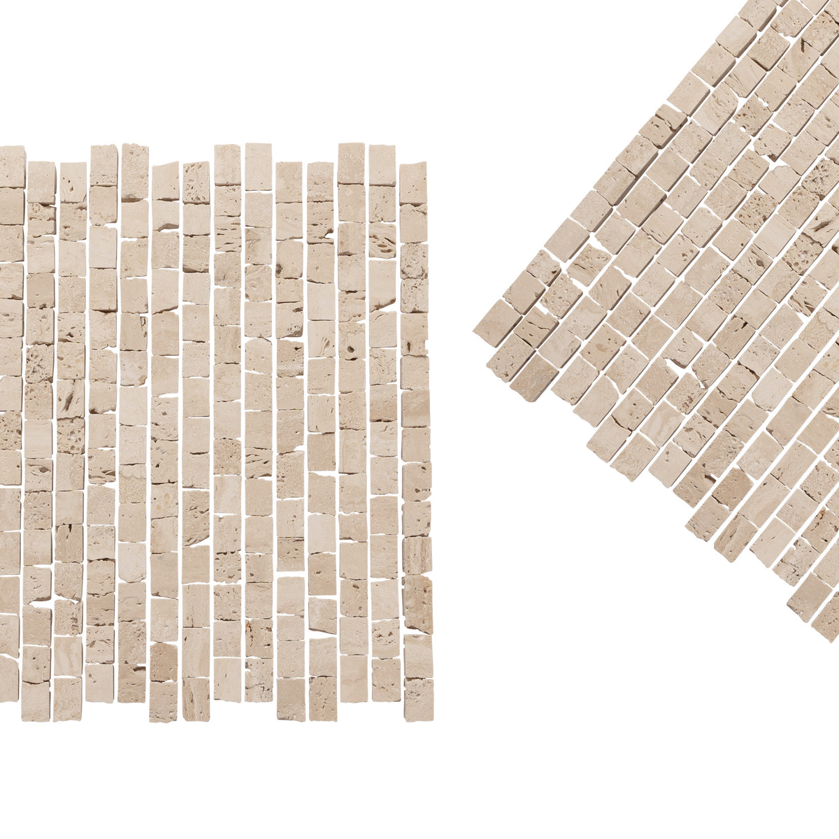 Travertine Classic Honed Pompeii Stone Mosaic