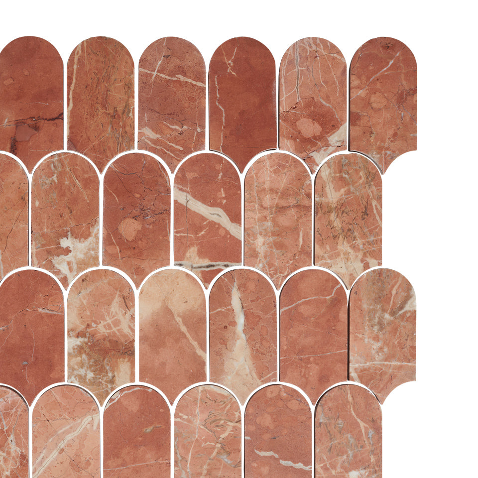 Rojo Arch Stone Mosaic