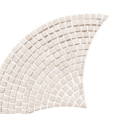 Botticino Tumbled Roman Fan Stone Mosaic