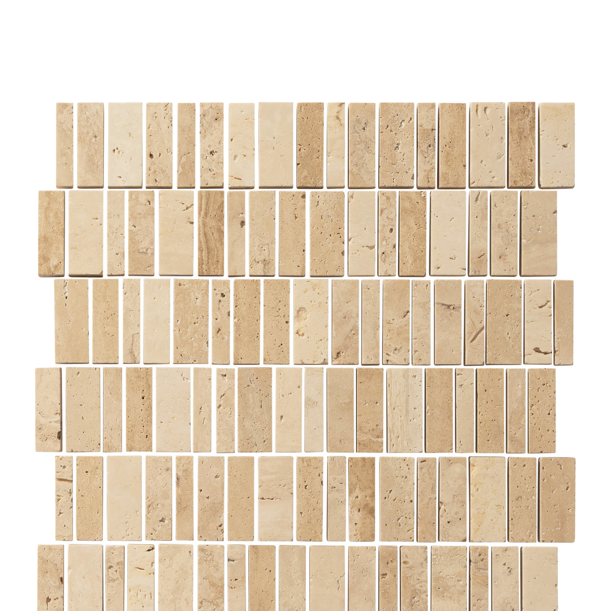 Travertine Cream Honed Scarpa Moderna Stone Mosaic