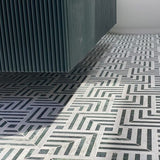 Emerald Green & Carrara Geo - The Design Palette