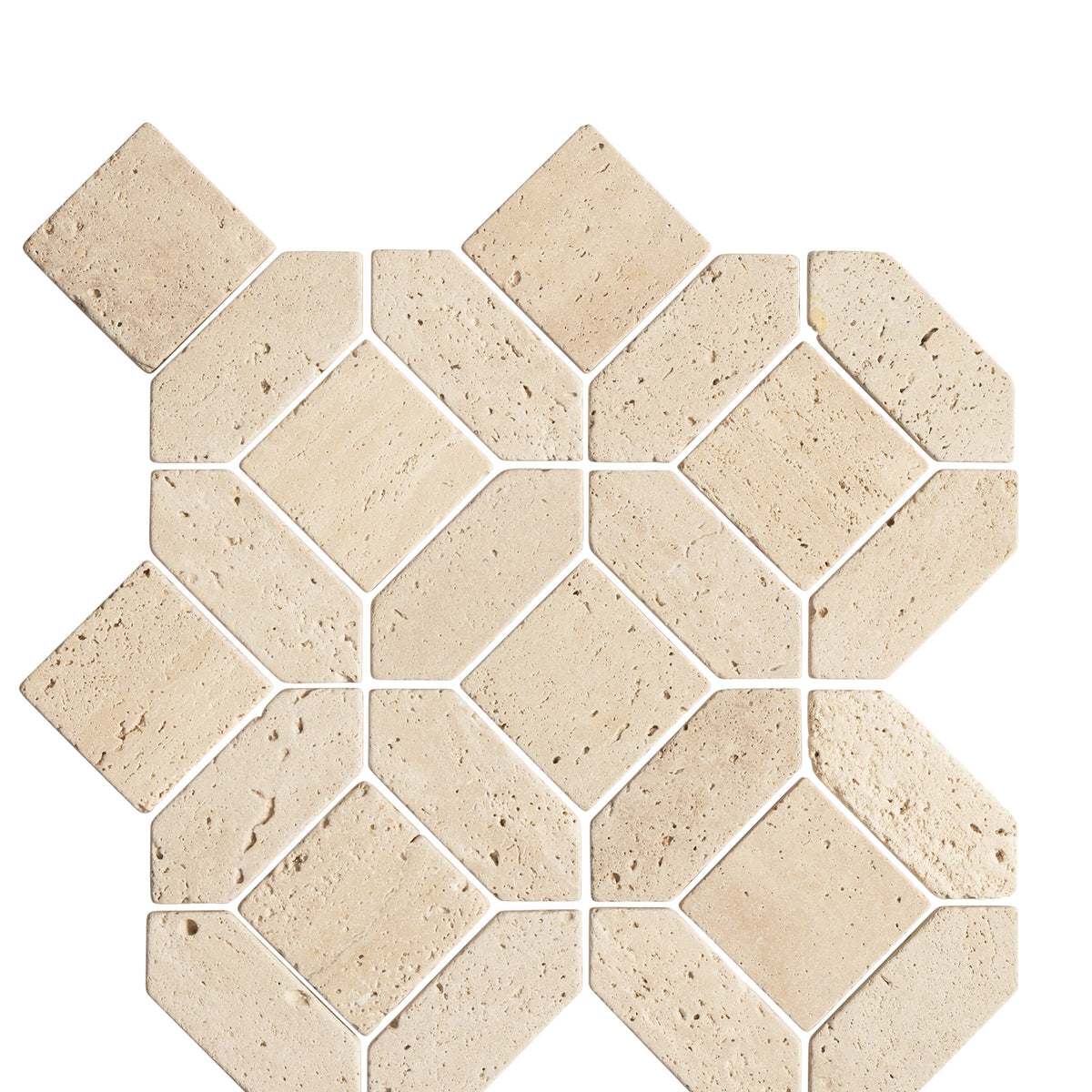 Marrakech XL Travertine Classic Stone Mosaic