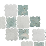 Notre Dame Carrara & Taj Green Stone Mosaic