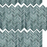 Taj Green Tumbled Tweed Herringbone Stone Mosaic