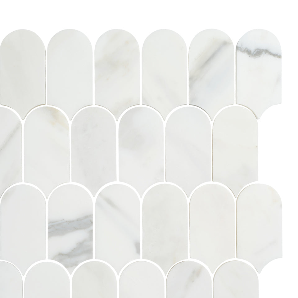 Calacatta Gold Arch Stone Mosaic