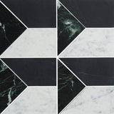 Art Deco Tre Tempesta Stone Mosaic