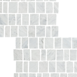 Artisian Carrara Stone Mosaic