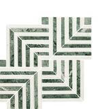 Emerald Green & Carrara Geo