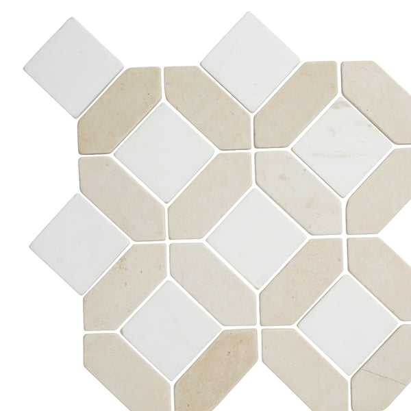 Marrakech White XL Stone Mosaic