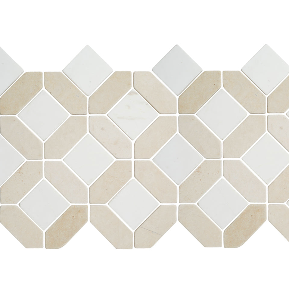 Marrakech White XL Stone Mosaic