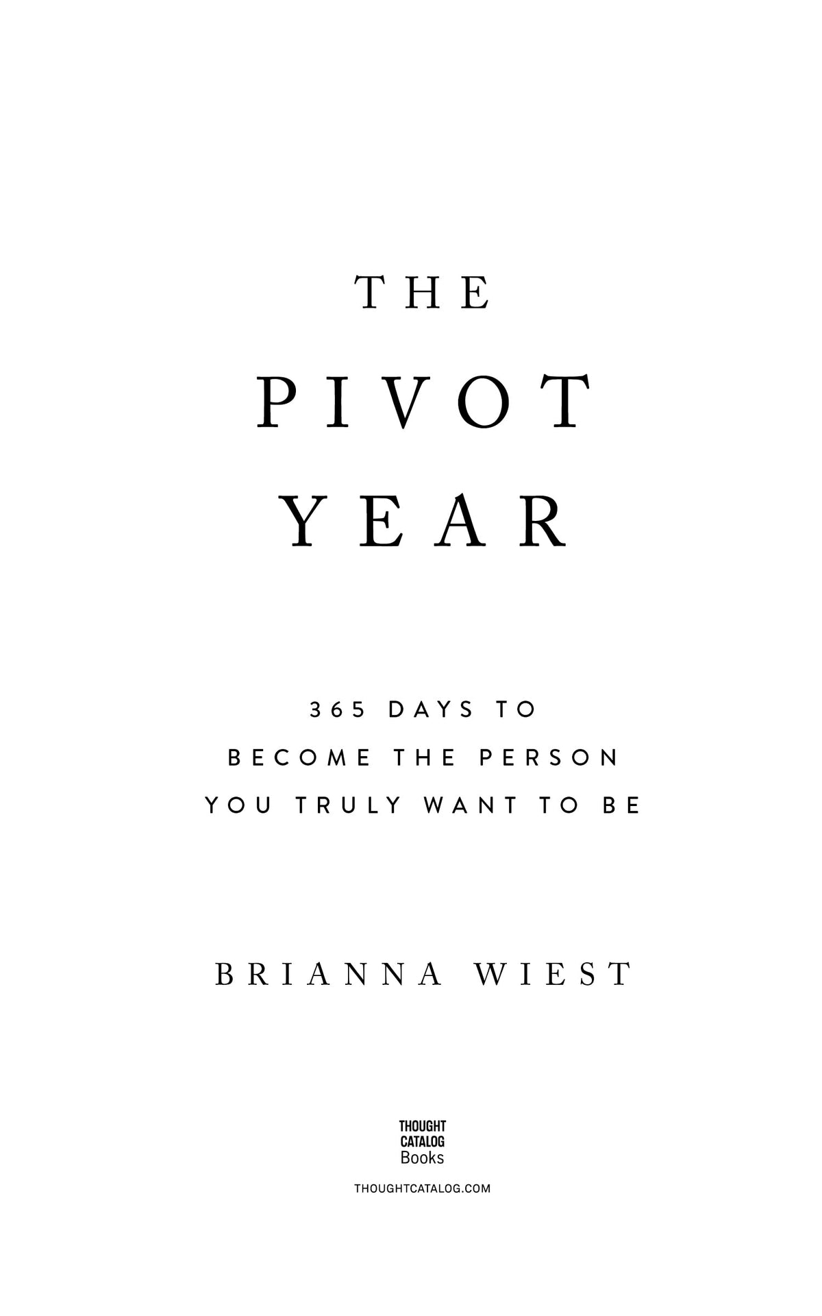 The Pivot Year
