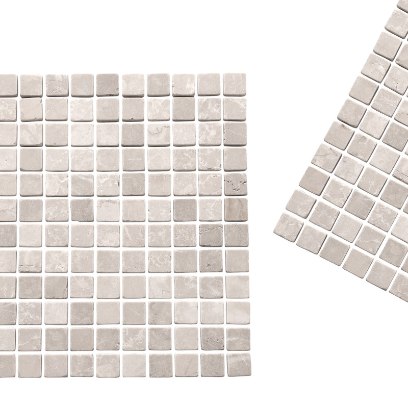 Botticino Square Stone Mosaic
