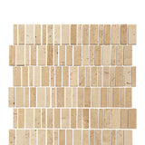 Travertine Cream Honed Scarpa Moderna Stone Mosaic
