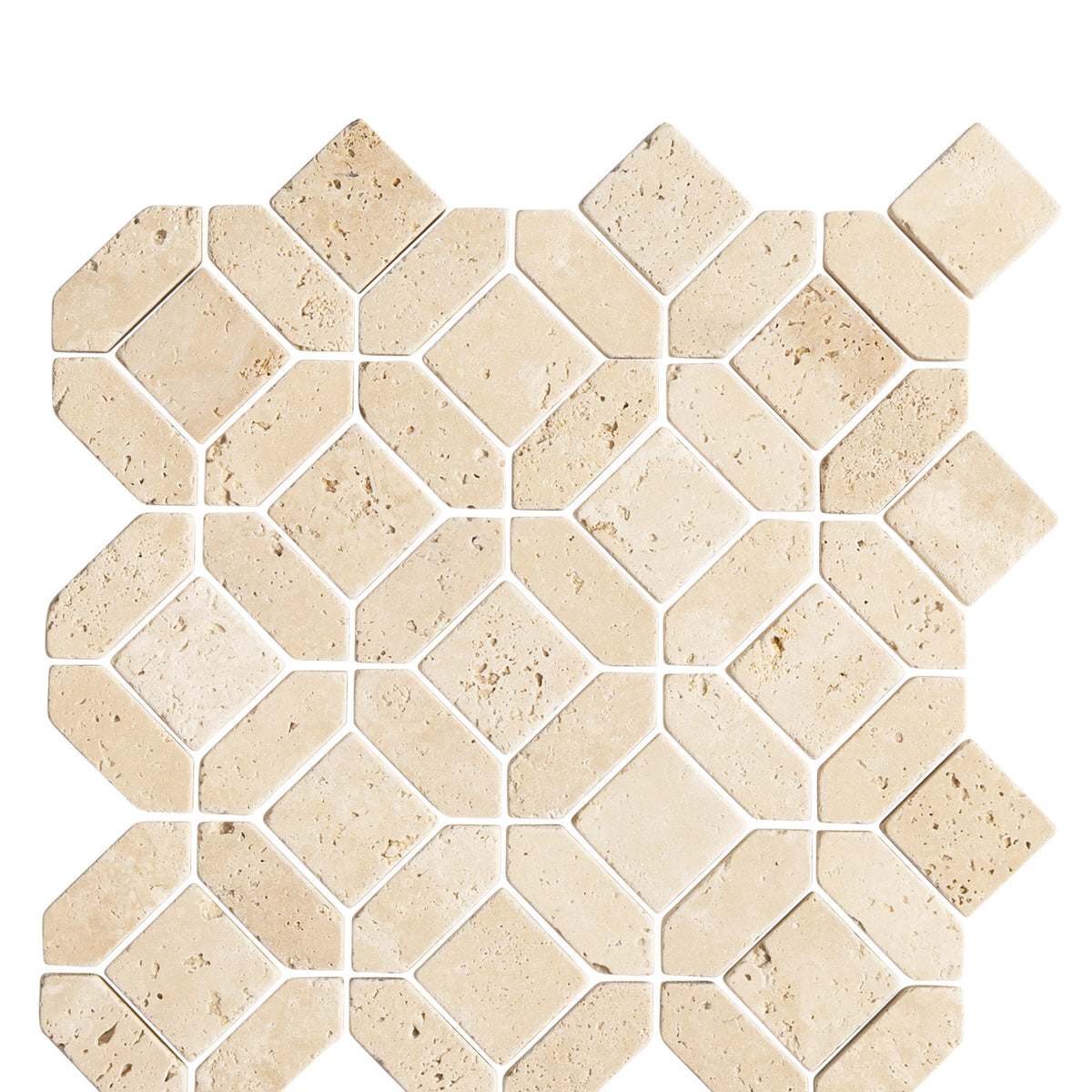 Marrakech Travertine Classic Stone Mosaic