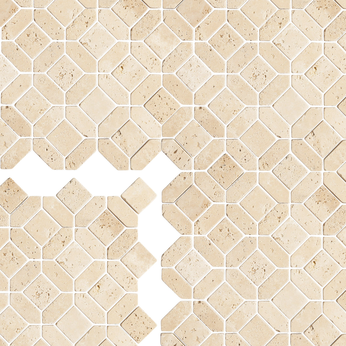 Marrakech Travertine Classic Stone Mosaic