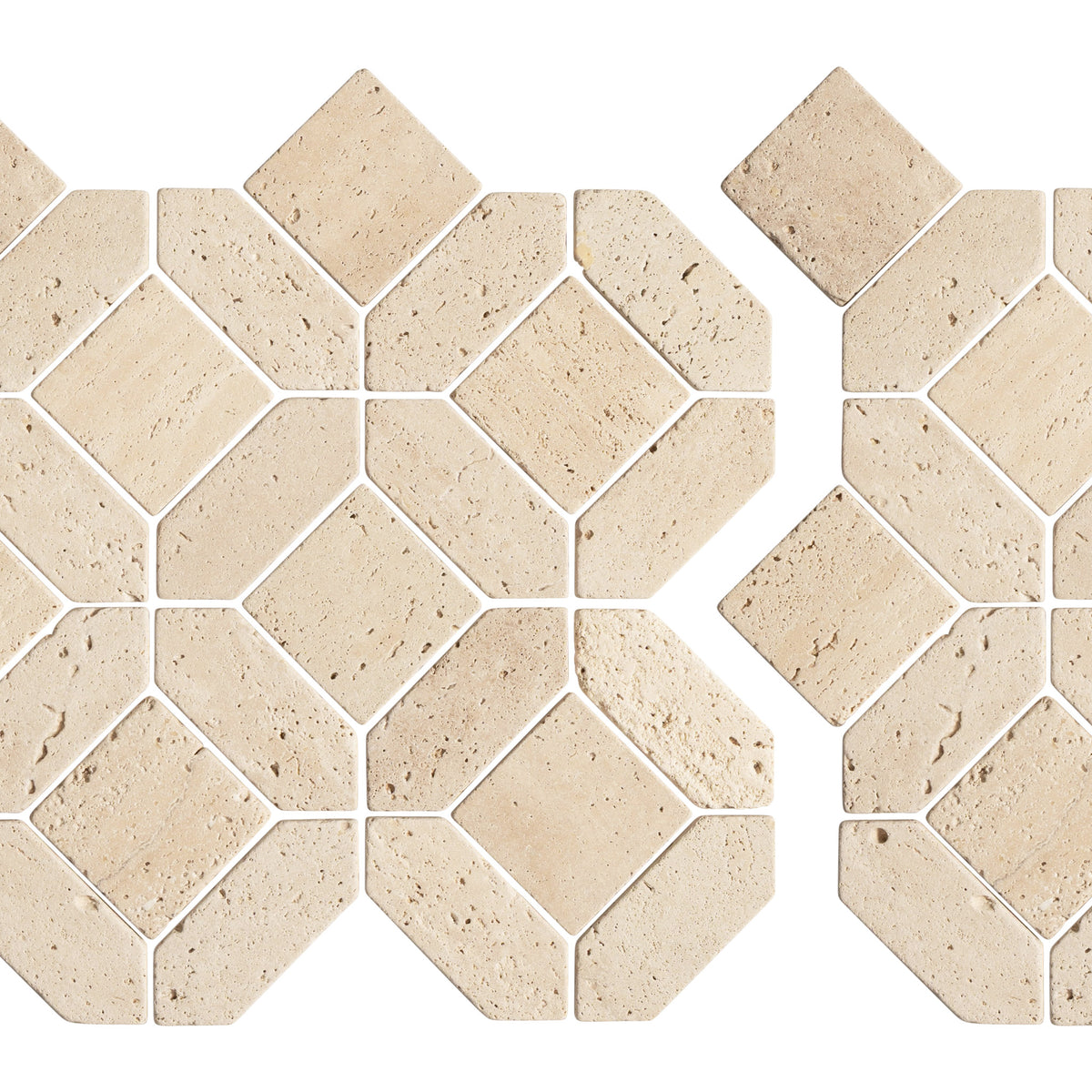 Marrakech XL Travertine Classic Stone Mosaic