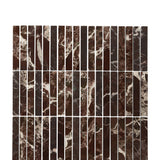 Rosso Levanto Kitkat Stone Mosaic