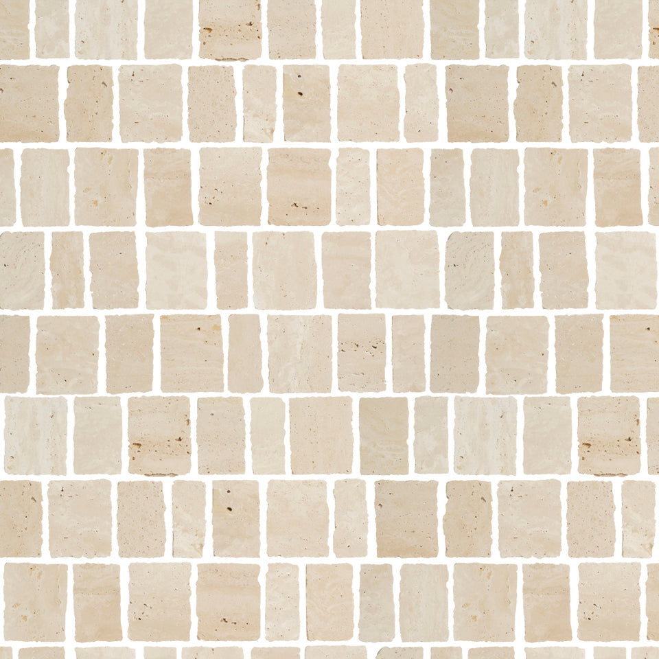 Scarpa Artisian Travertine Classic Stone Mosaic – The Design Palette