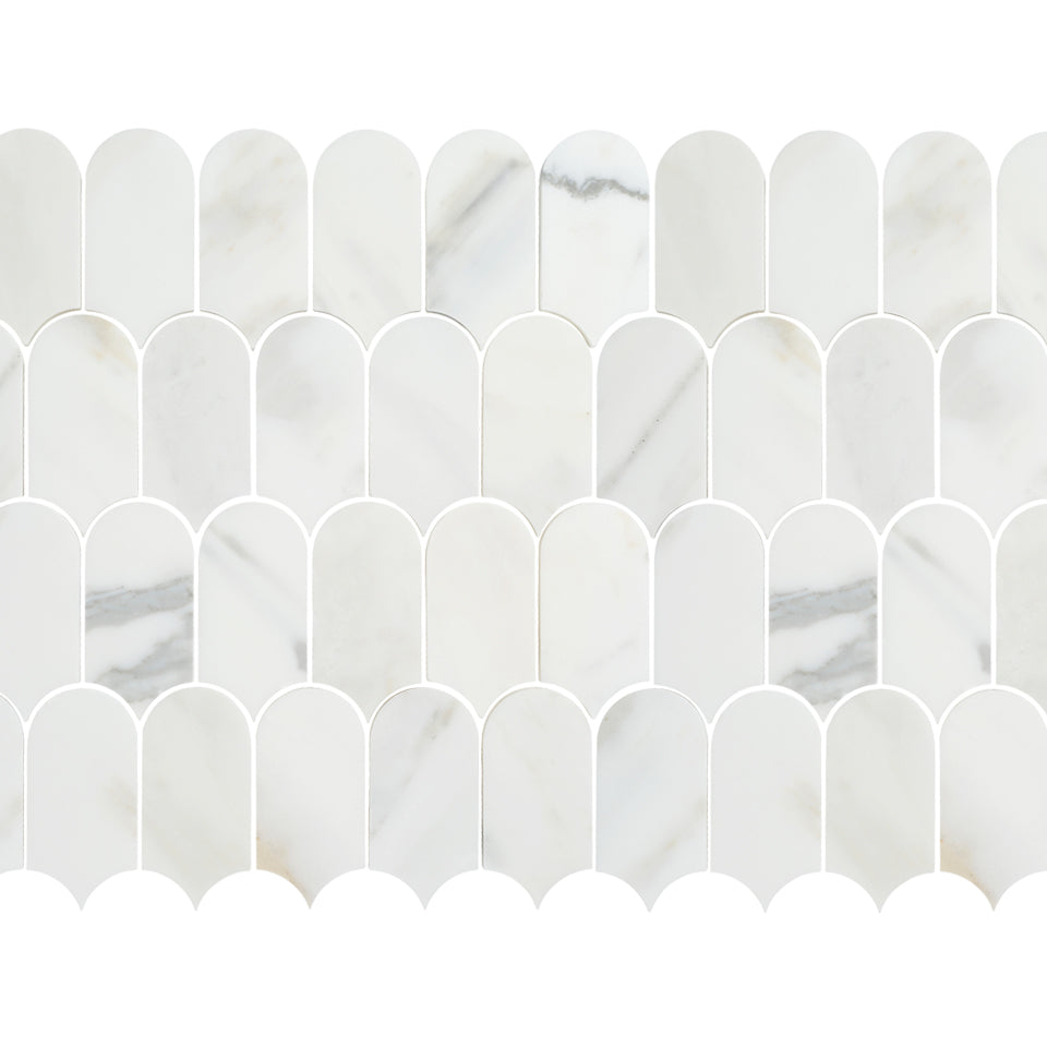 Calacatta Gold Arch Stone Mosaic