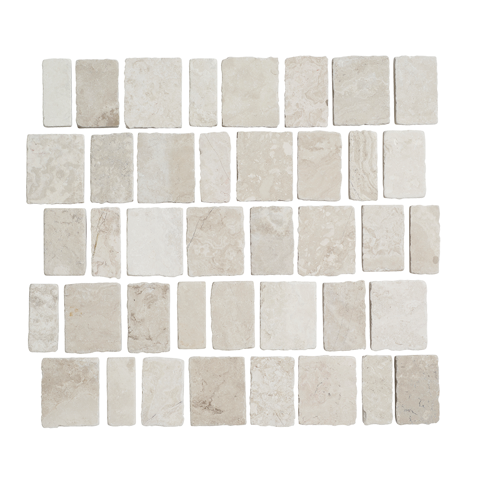 Artisian Silver Cloud Stone Mosaic