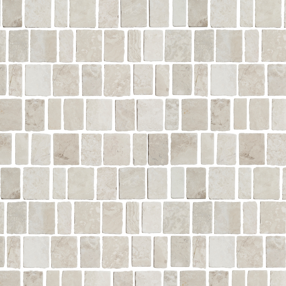 Artisian Silver Cloud Stone Mosaic