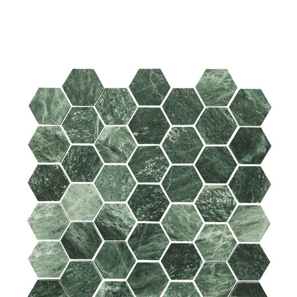 Emerald Green Hexagon