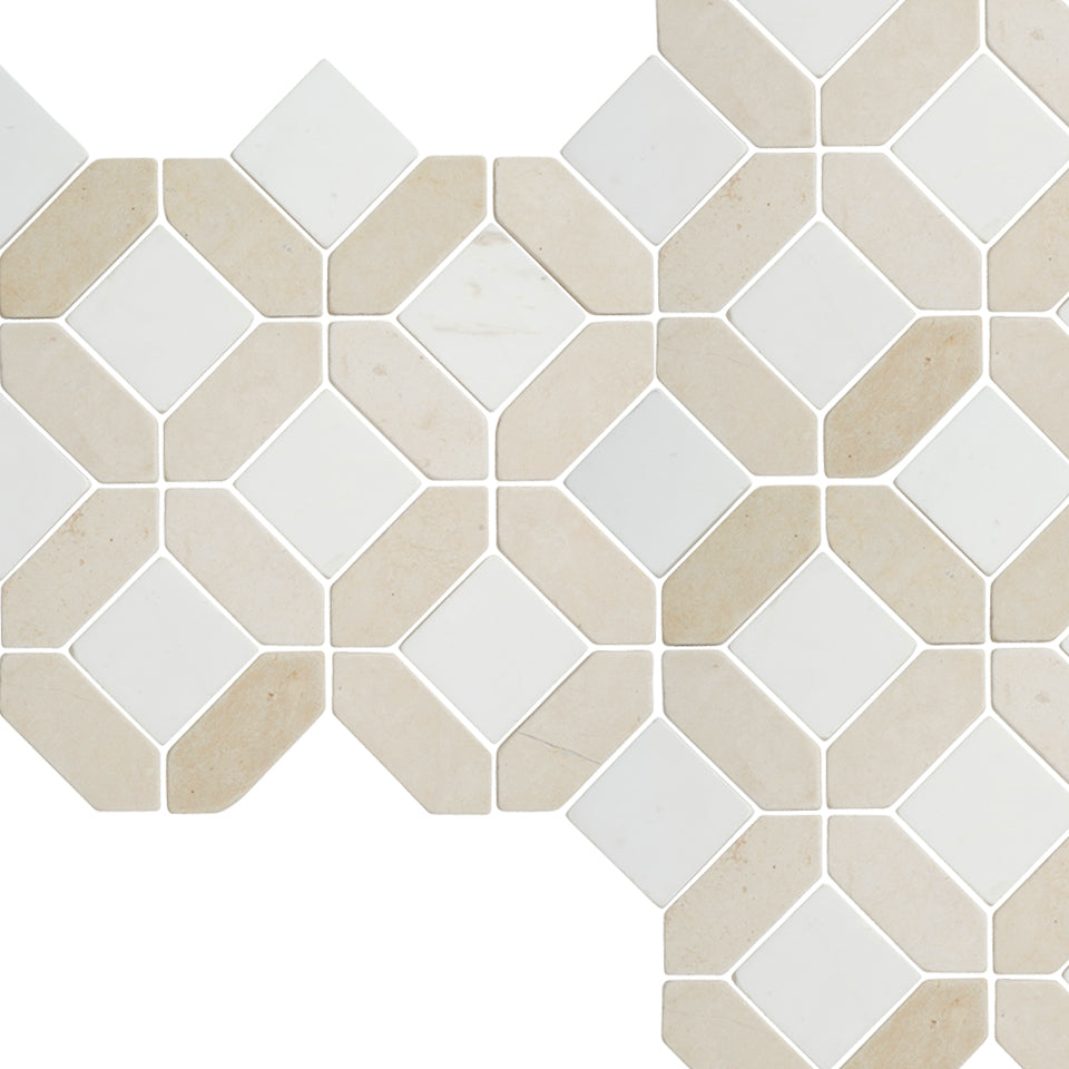 Marrakech White XL Stone Mosaic