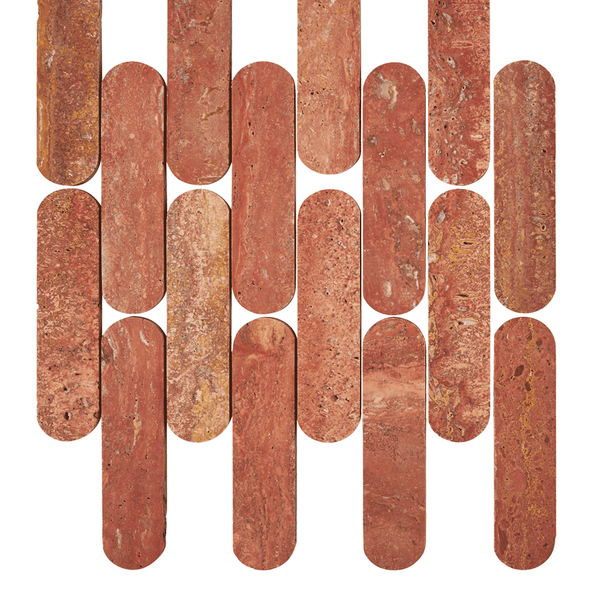 Red Earth Tictax Stone Mosaic