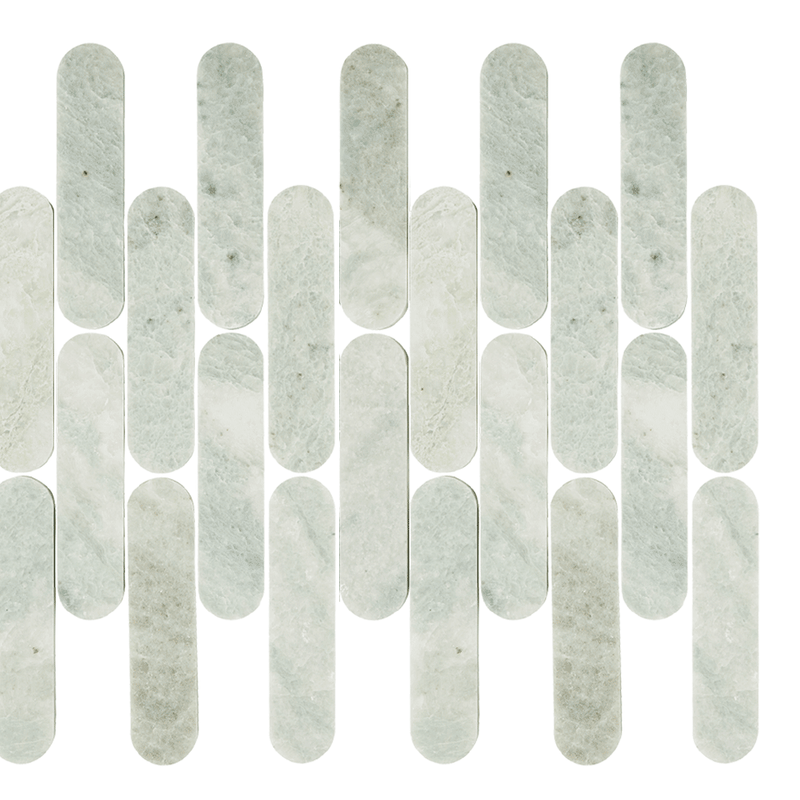 Silver Sage Tictax Stone Mosaic